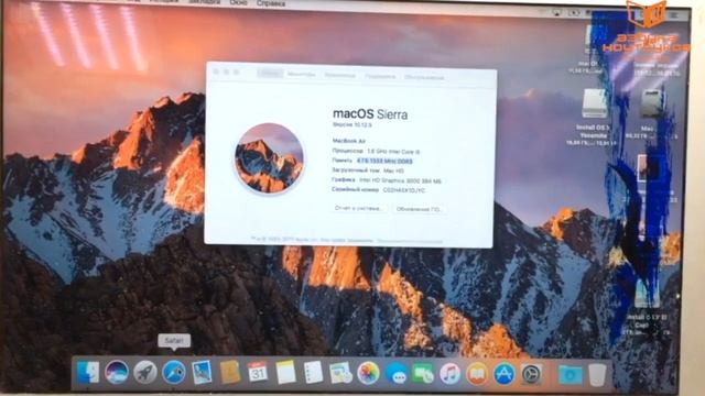 Добавление памяти в macbook air A1370 A1465 2011 смотреть онлайн