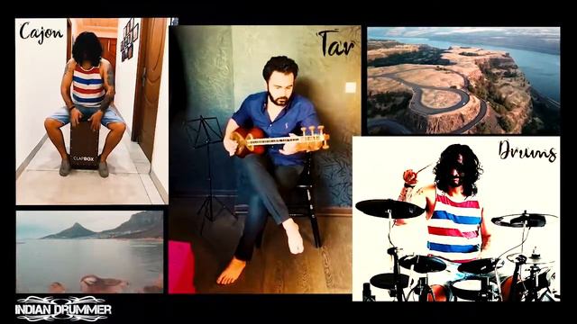 Collaboration Music - India and Iran (Tar and Drums with Cajon) Drum Cover #WithMe смотреть онлайн