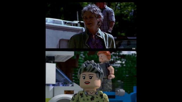 Lego The Walking Dead Trailer Comparaison