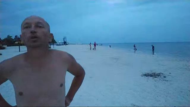 Вечером на море. Андрюха жжет. Лазурное 2019