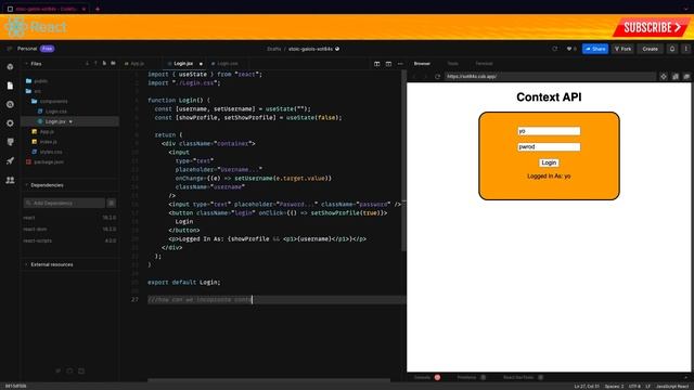 REACT JS Context API Slow Paced Tutorial - Pure Coding Vibes смотреть онлайн