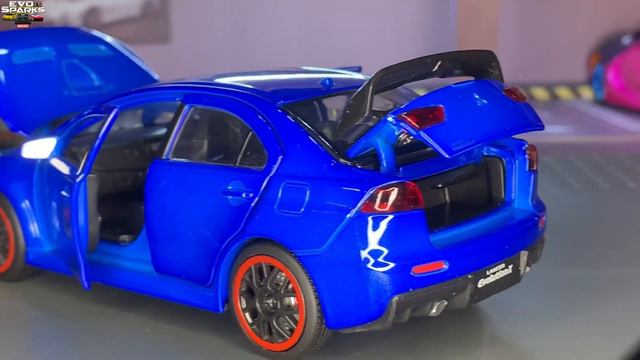 Lancer Evo Diecast Model Car Review смотреть онлайн