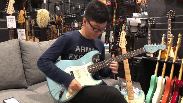 Tokai Guitar Japan AST-96SH Limited Edition Goldstar Sound in Ocean Turquoise Metallic Demo смотреть онлайн