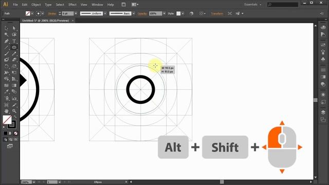 How to Draw Icons Using Grid - Adobe Illustrator смотреть онлайн