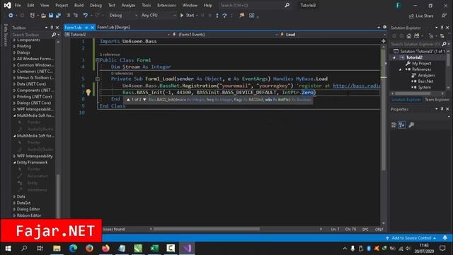 Create a simple audio player using bass.net.dll with visual studio 2019 | vb.net | Tutorial 2 смотреть онлайн