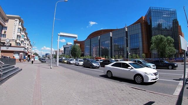 Nur-Sultan Astana Republic Avenue - Пешая прогулка по проспекту Республики, Нур-Султан Астана смотреть онлайн