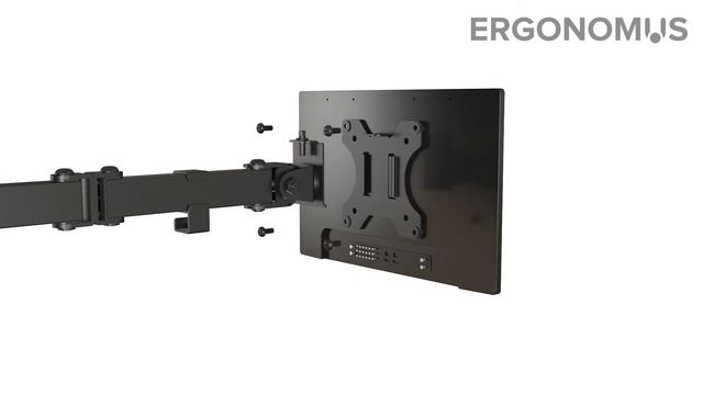 334 - Brazo para 4 Monitores en Acero смотреть онлайн