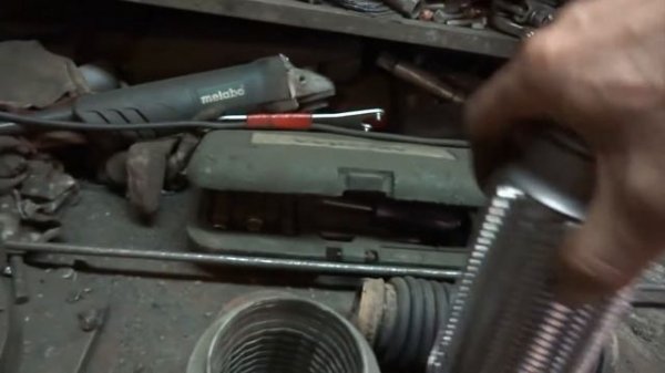 Как правильно вварить гофру глушителя
