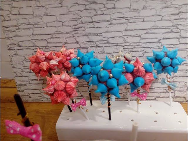 КЕЙК ПОПСЫ Авторский рецепт * Малиновый бисквит * Декор из безе * Cake pops raspberry смотреть онлайн