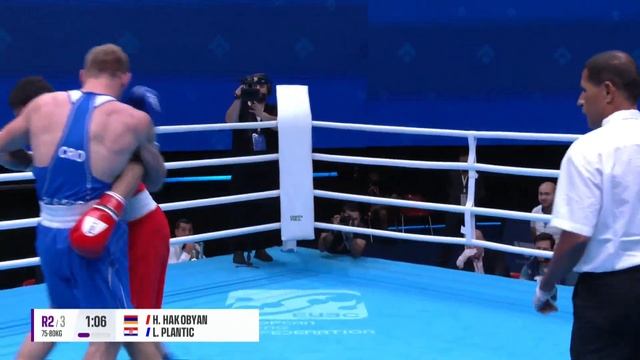 Quarterfinals (80kg) HAKOBYAN Hambardzum (ARM) vs PLANTIC Luka (CRO) | EUBC 2022 смотреть онлайн