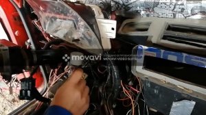 Схема состыковки (для установки панели  ваз 2114)