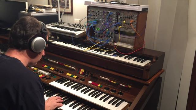 Yamaha Electone C 605 P with Eurorack modules DEMO by Nord смотреть онлайн