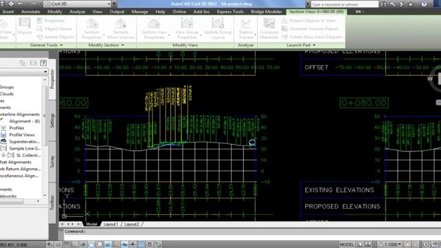Tutorial Autocad Civil 3D 2019 Cross Section смотреть онлайн