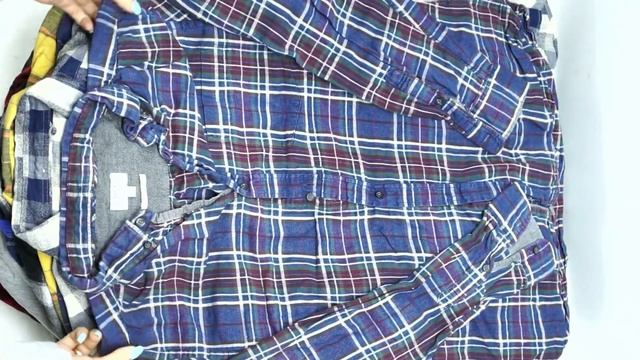 Мешок № 3687. Фланелевые Рубашки, Швейцария. Арт 3614. Вес 35,4 кг. Кол-во 107 шт. смотреть онлайн