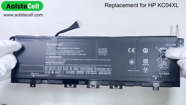Replacement battery for HP KC04XL 15.4V 53.2Wh 4 cells смотреть онлайн