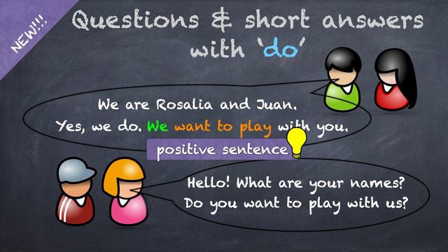 Grammar for beginners: simple present - questions and negations with 'do' (level A1) смотреть онлайн