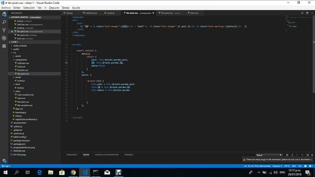 5 - Varias ID en una url de vuejs tutorial en español | alexander hurtado смотреть онлайн
