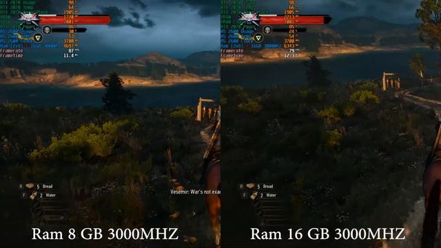 The Witcher 3 | RYZEN 5 2600 | RTX 2070 8GB | (1080P) 8GB VS 16GB RAM смотреть онлайн