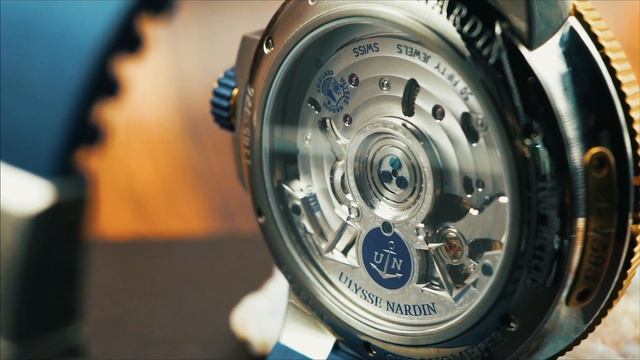 Обзор на часы Ulysse Nardin 266-67. Розовое золото. смотреть онлайн