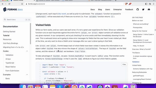 React-Typescript - Formik смотреть онлайн
