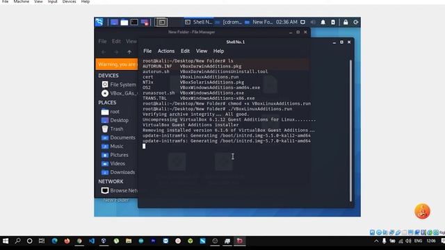 KALI LINUX FULL SCREEN IN VIRTUALBOX | Install Vbox Guest Additions Kali Linux 2021 смотреть онлайн