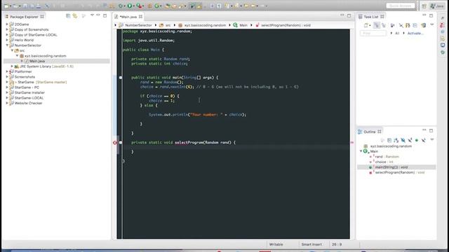 How To Java #2: Random Program Selector смотреть онлайн