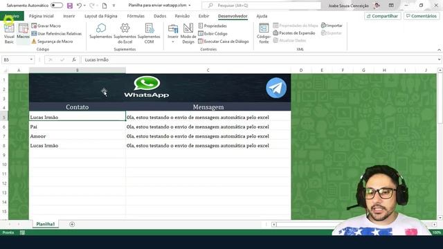 Como enviar mensagem automática no WhatsApp pelo Excel com VBA смотреть онлайн