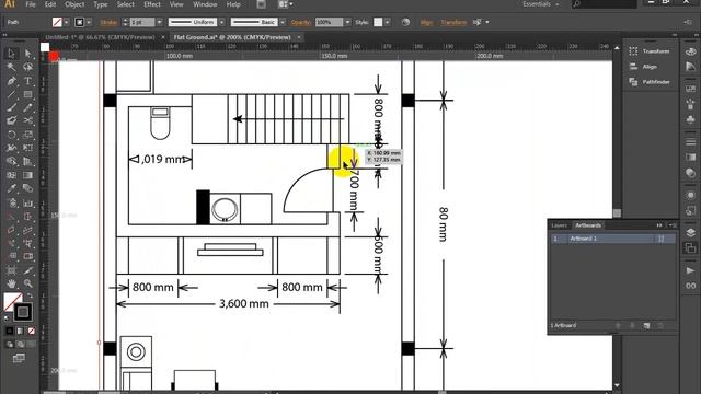 Adobe Illustrator | CAD Tool Basic (Khmer) смотреть онлайн