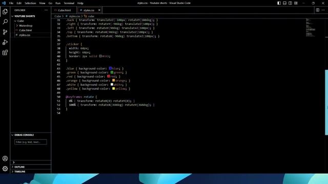 3D Animated Rubik's Cube using HTML and CSS @Errortocode смотреть онлайн