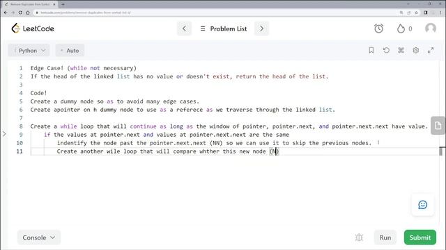 82. Remove Duplicates from Sorted List II - Java LeetCode Solution смотреть онлайн