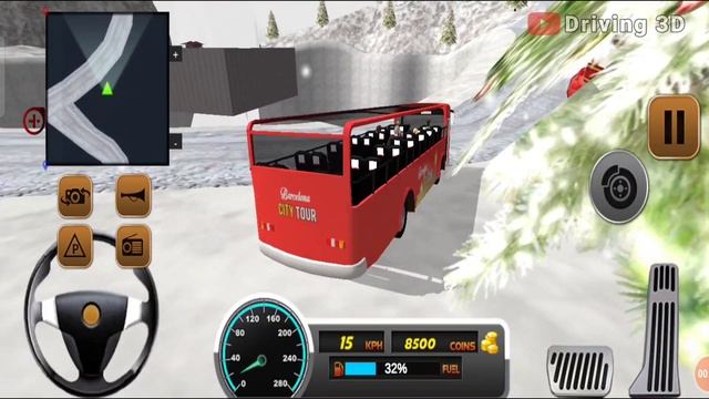 Bus Simulator Games 2021 - Uphill Off-road Bus Simulator Games Android смотреть онлайн