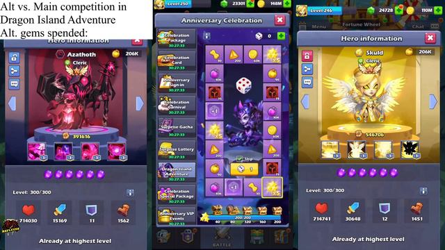 Taptap Heroes - Finishing Anniversary | Alt. vs. Main account смотреть онлайн