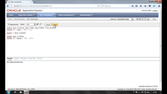 Treinamento Online - Oracle SQL (Básico) - 3.Inserindo Registro em Tabela смотреть онлайн
