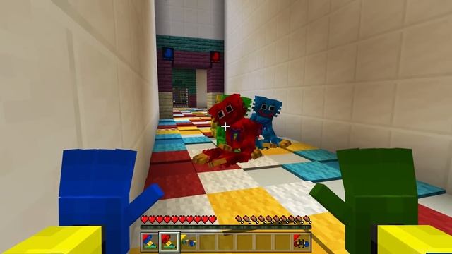Project Playtime - First Gameplay In Minecraft PE | Multiplayer Poppy Playtime Mod
