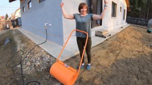 Газонный каток. Трамбуем землю.