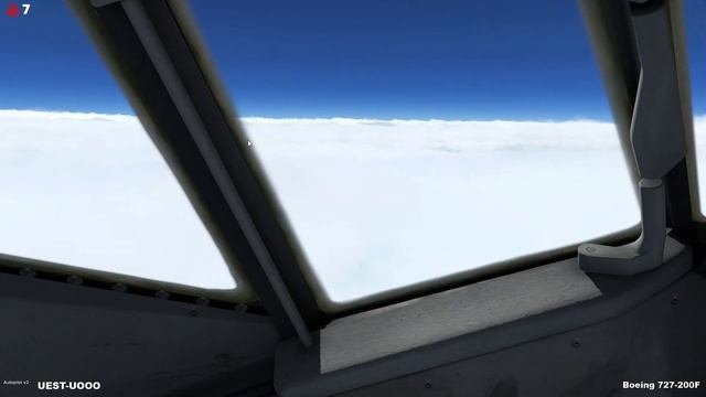 Boeing 727-200F Тикси-Норильск /UEST-UOOO /X-plane 11 смотреть онлайн