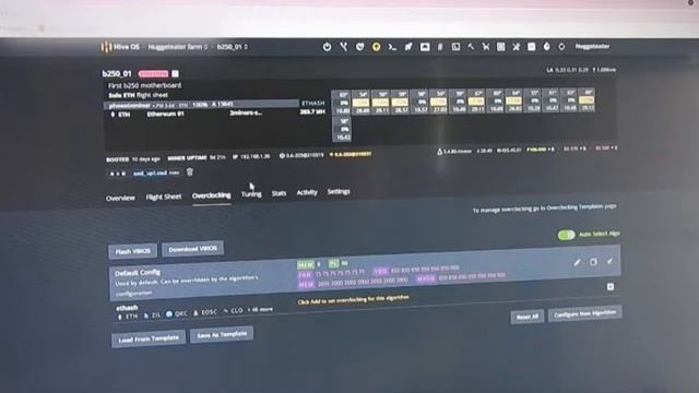 Uploading VBIOS from a GPU on HiveOS. смотреть онлайн