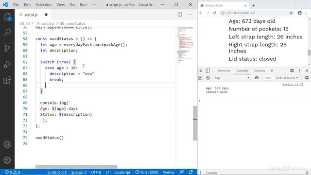 JavaScript Tutorial - Using conditional SWITCH statements смотреть онлайн
