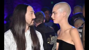 Cara Delevingne Кара Делевинь Стрижка татуировки! Бритая наголо!