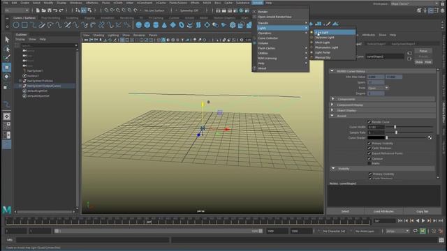 Maya: Dynamic Curve with nHair смотреть онлайн