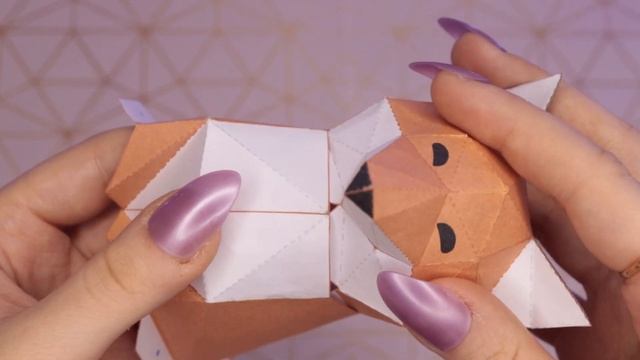 DIY ПОЛИГОНАЛЬНАЯ ЛИСА ПАПЕРКРАФТ ИЗ БУМАГИ | Katrin//Kate смотреть онлайн