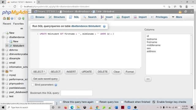 SQL Update Statement смотреть онлайн