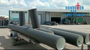 Труба в канаву на заезд с ревизионными колодцами. Тройник для трубы ПНД, ревизионный колодец.