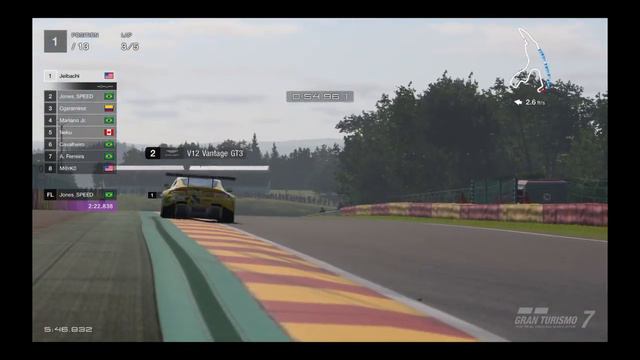 Gran Turismo® 7 GT Sport Spa 6/25/22 1st place смотреть онлайн