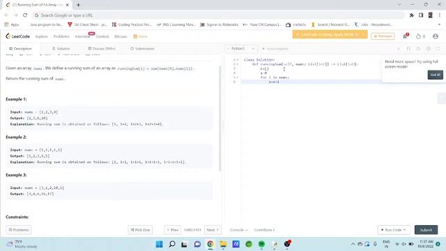 Solving #Leetcode problem statement #codechef Problems Live #python #java basic #onlinelearning.. смотреть онлайн