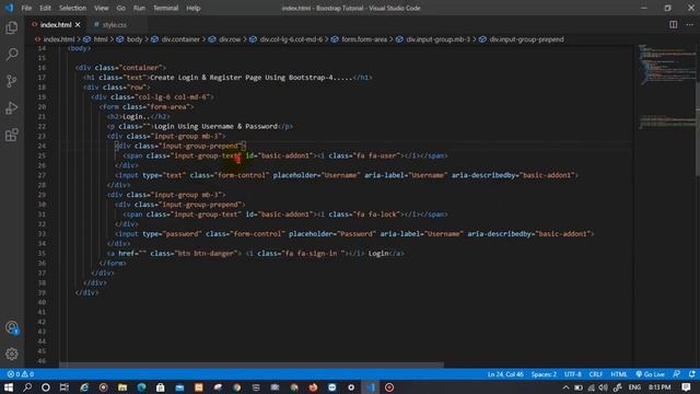 Login and Register page Using Bootstrap-4|| TechShri|| смотреть онлайн