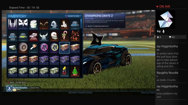 ROCKET LEAGUE // 17 Crate Opening...cause ima hit Legend stat смотреть онлайн
