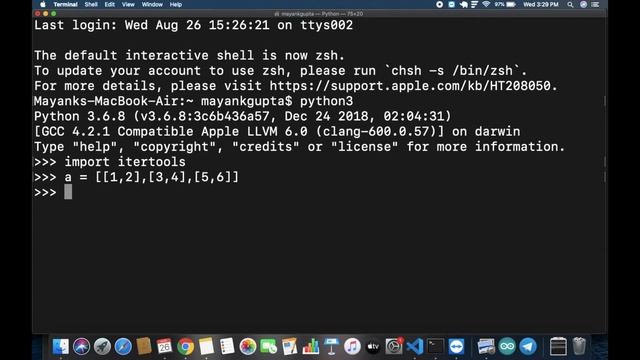 Convert nested list to flattened list in Python | 2D array to 1D array | Itertools | Code House смотреть онлайн