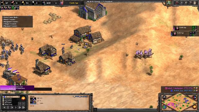 ВИЗАНТИЙСКАЯ ОБОРОНА | Винч против Китайца Йо в Age of Empires 2 смотреть онлайн
