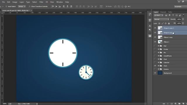 How to Make Web Icons : Photoshop Tutorial смотреть онлайн